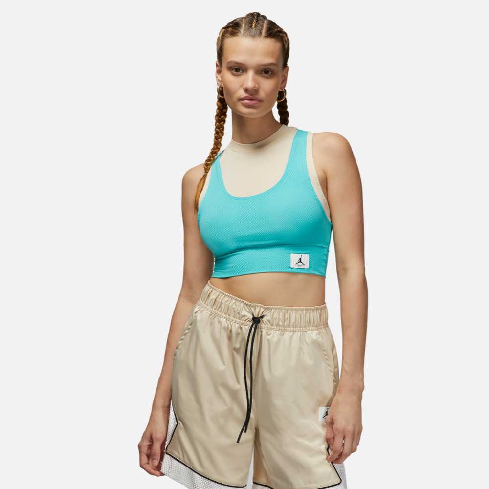 Air Jordan Women's Perforated Sports Bra Teal Air Jordan