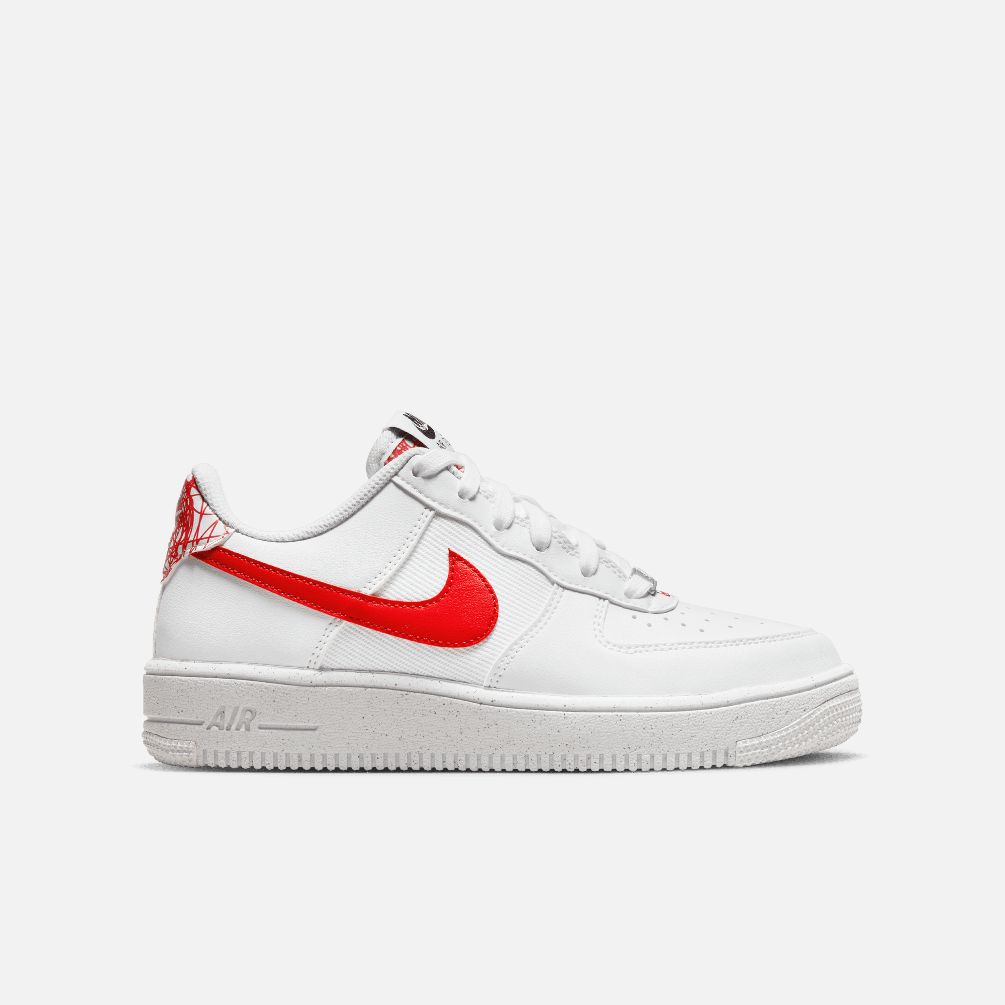 Nike Air Force 1 (GS) Crater White/Red – Puffer Reds Nike Air Force 1 (GS) Crater White/Red – Puffer Reds