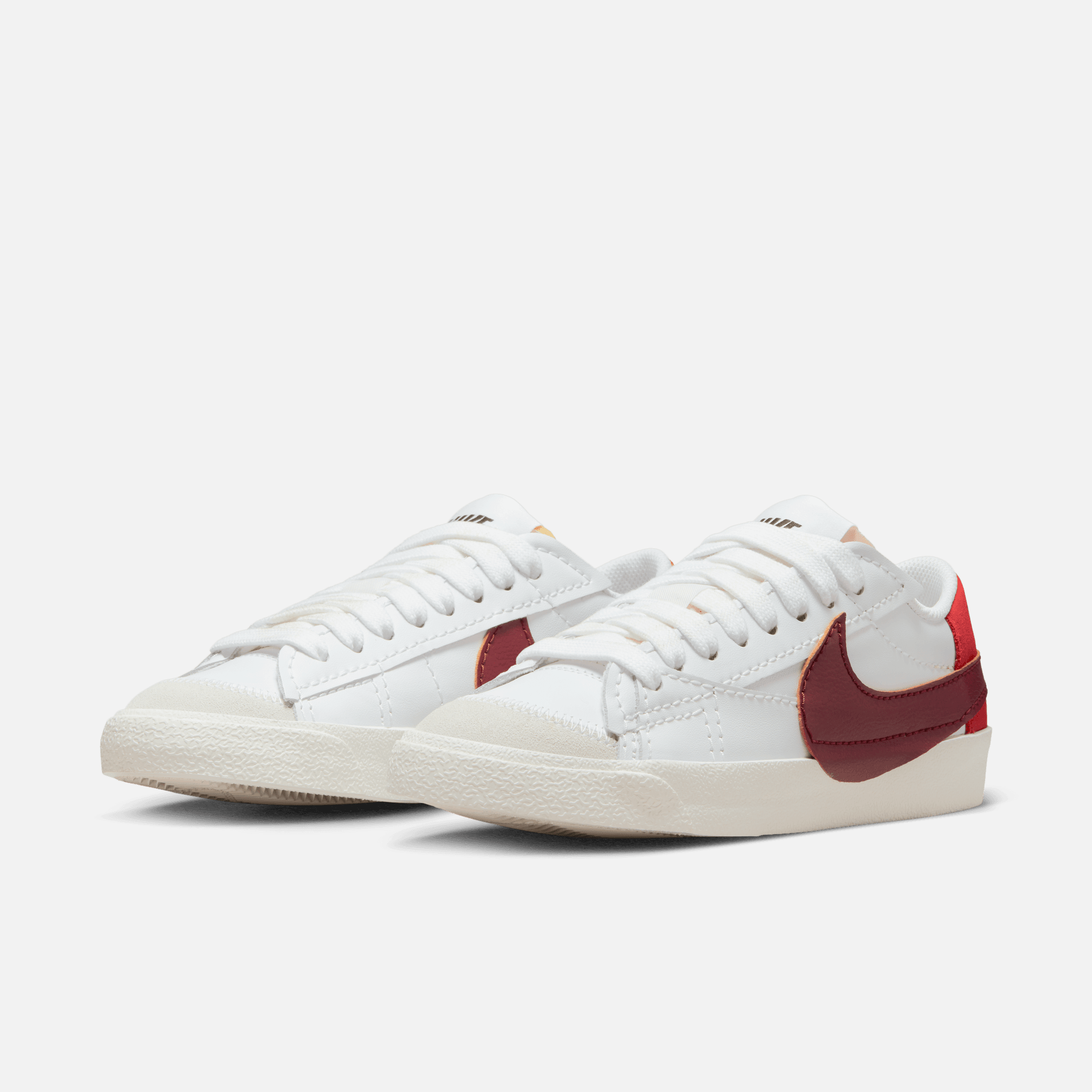 Nike Women's Blazer Low Jumbo White Red