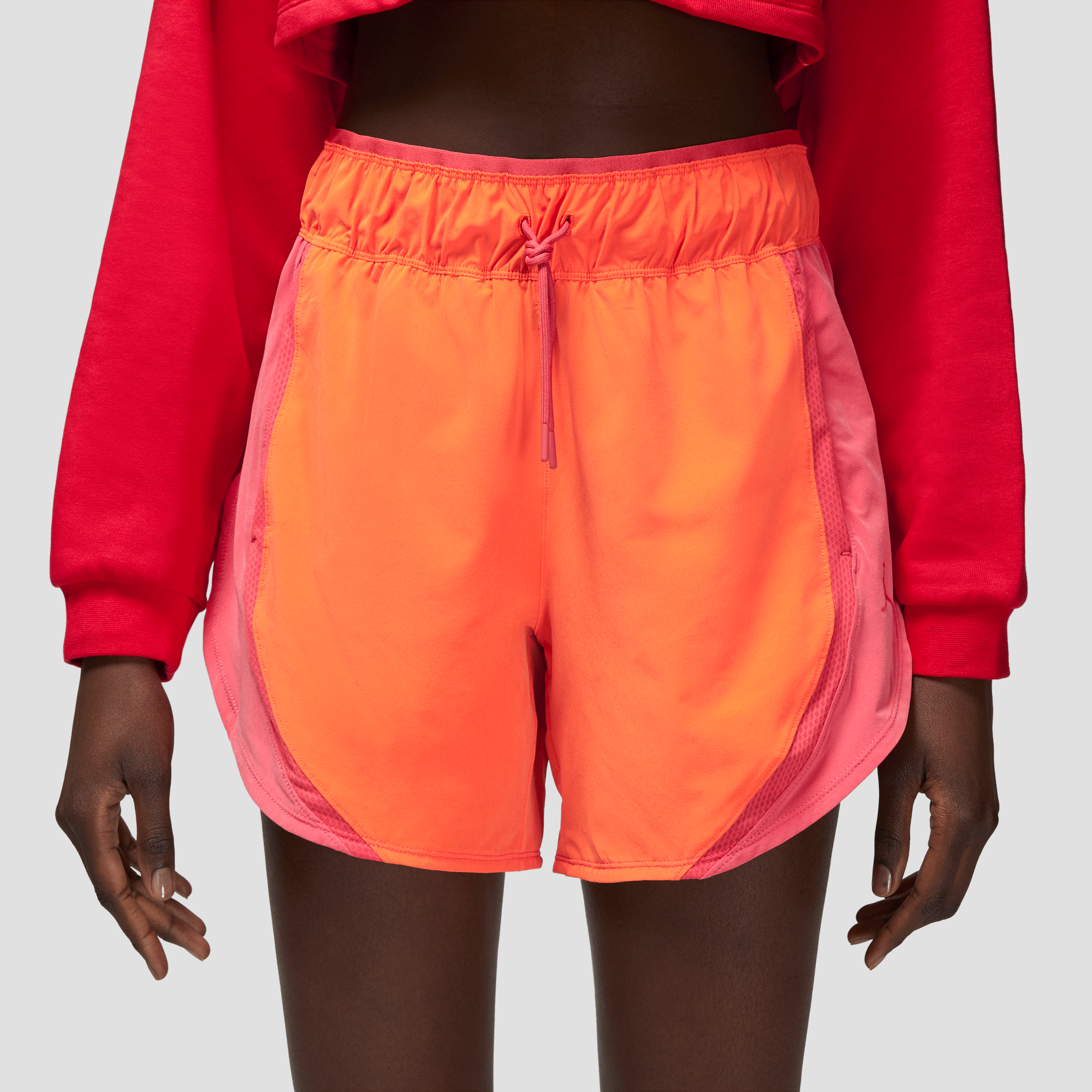 Bright orange shorts womens 2025