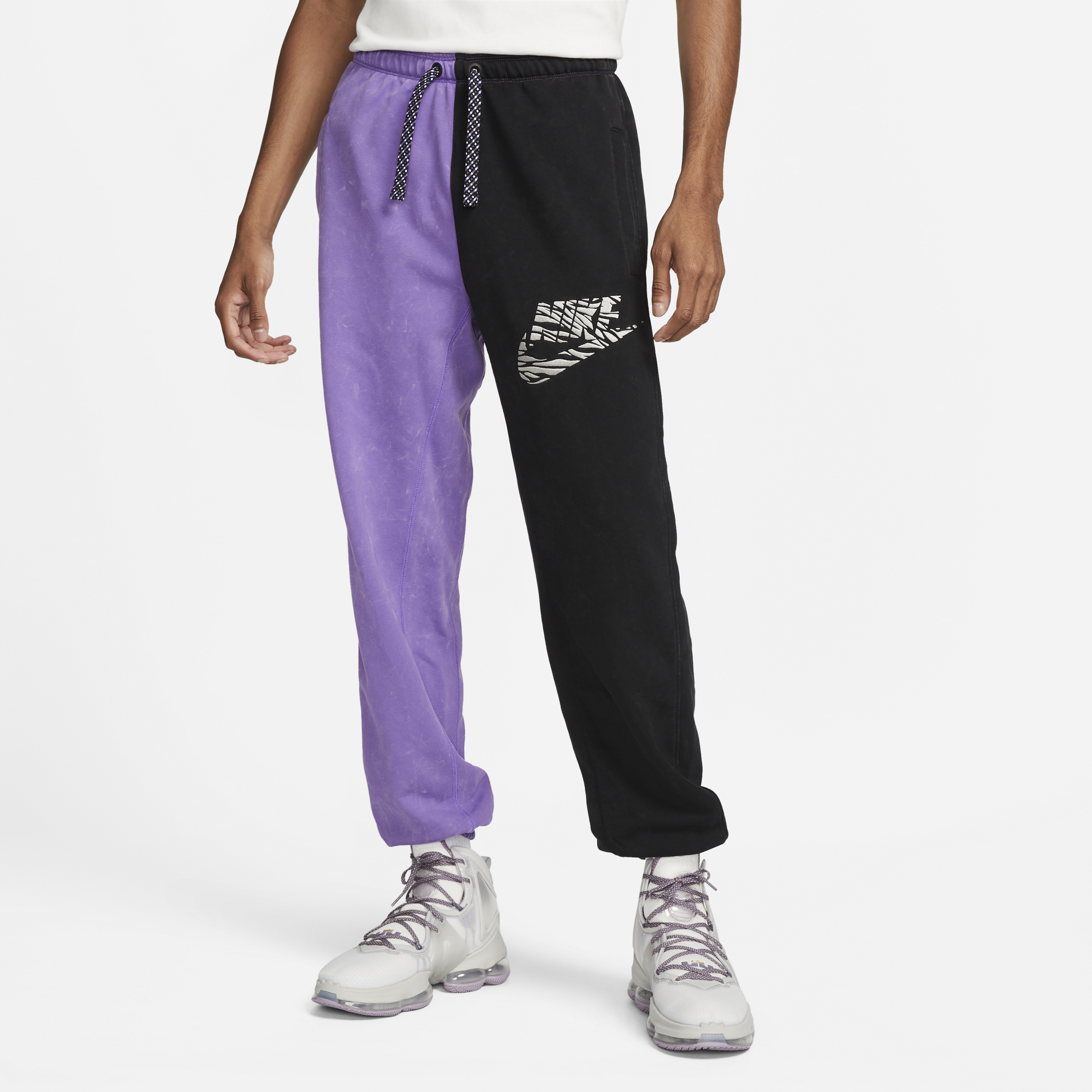 Nike Dri-FIT Standard Issue Premium Basketball Black/Purple Pants