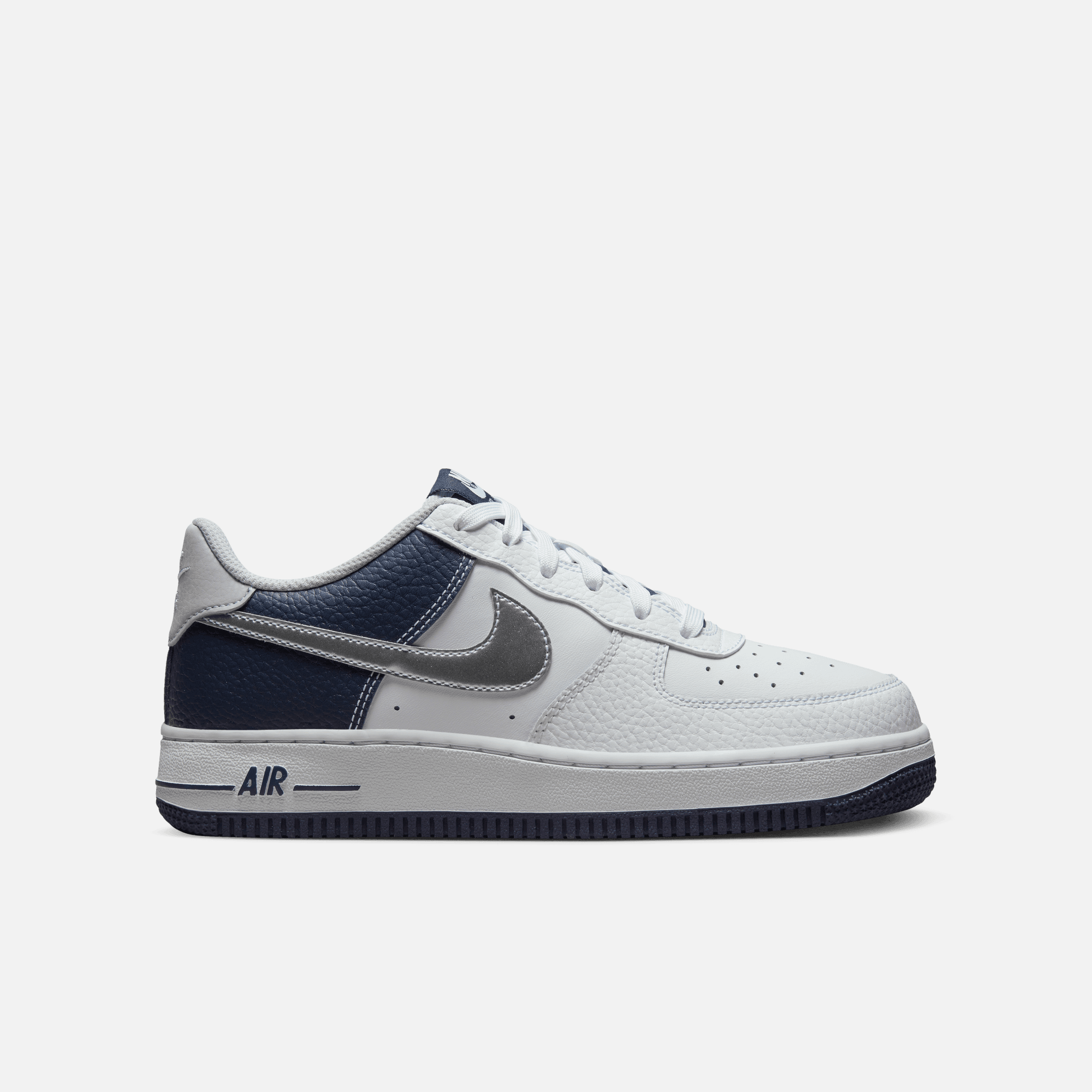 Nike Air Force 1 LV8 (GS) Big Kids' Shoes Midnight Navy-Blue Tint