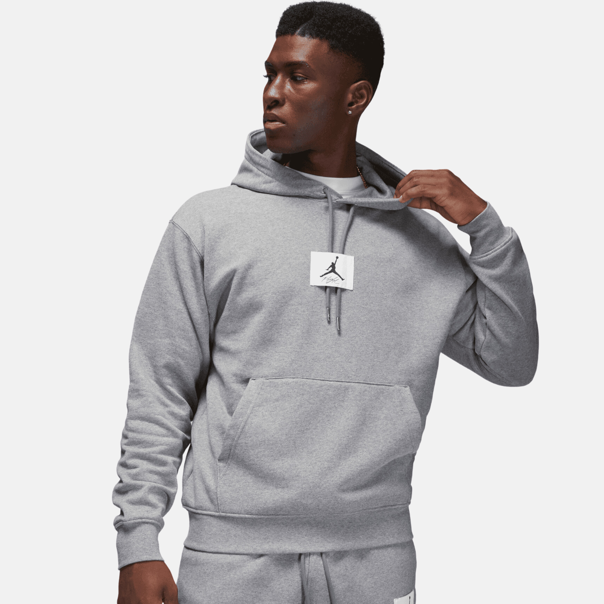 Air jordan grey hoodie sales