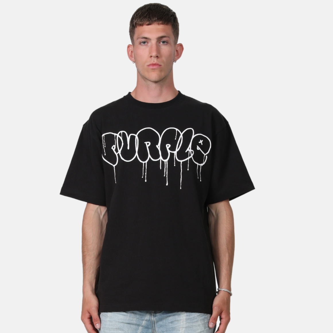 BPR- Medium unisex T-shirt- Hoops combo print – badknees