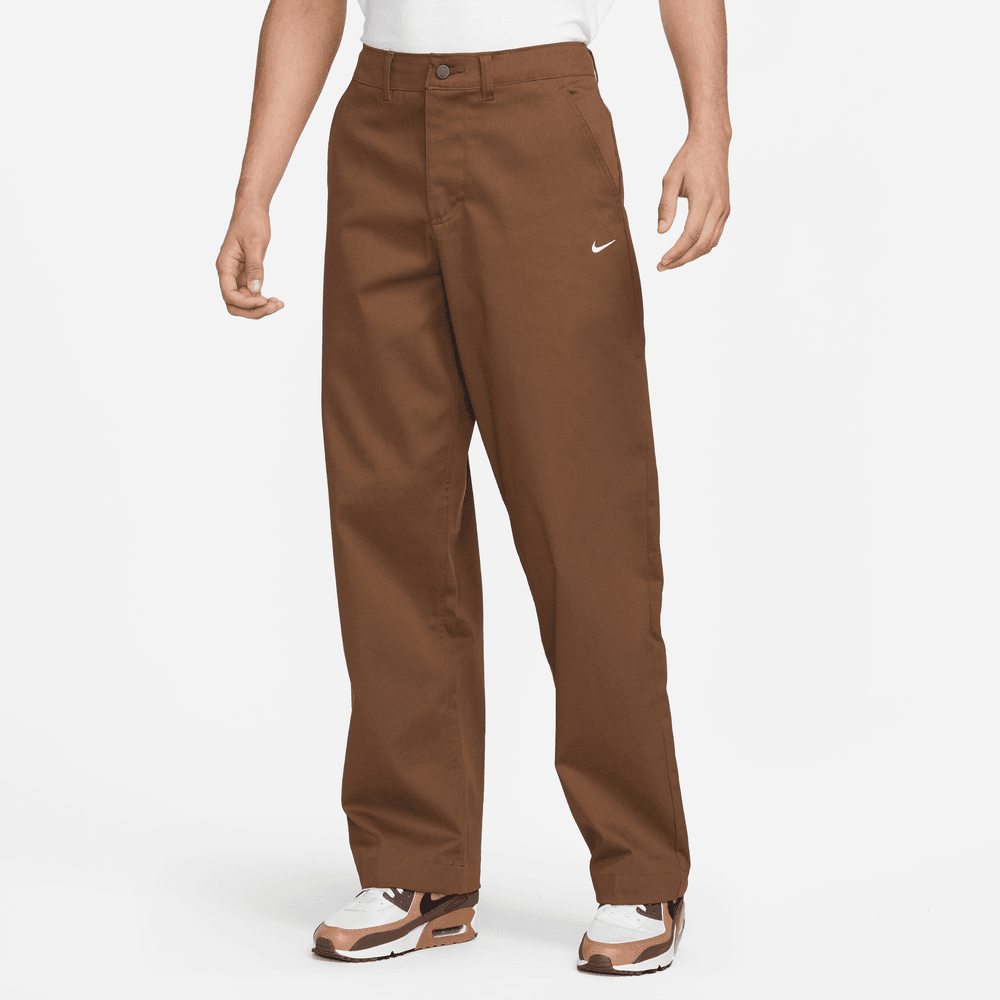 Nike Life Brown Unlined Cotton Chino Pants – Puffer Reds Nike Life Brown Unlined Cotton Chino Pants – Puffer Reds