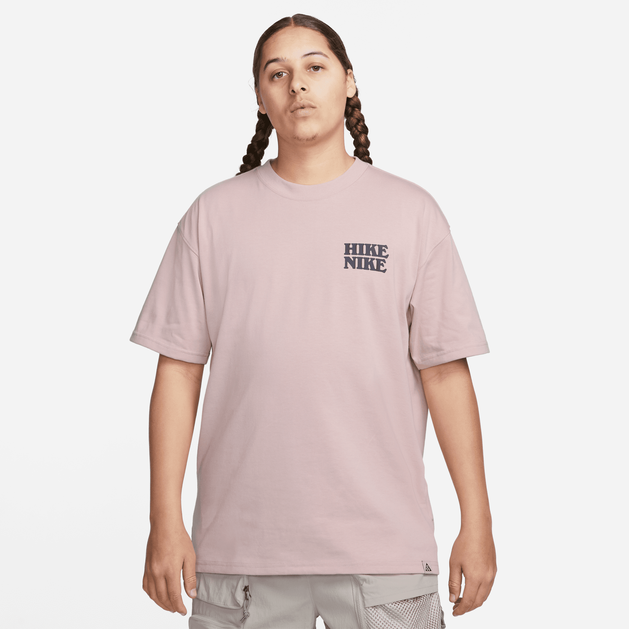 White pink nike sales shirt