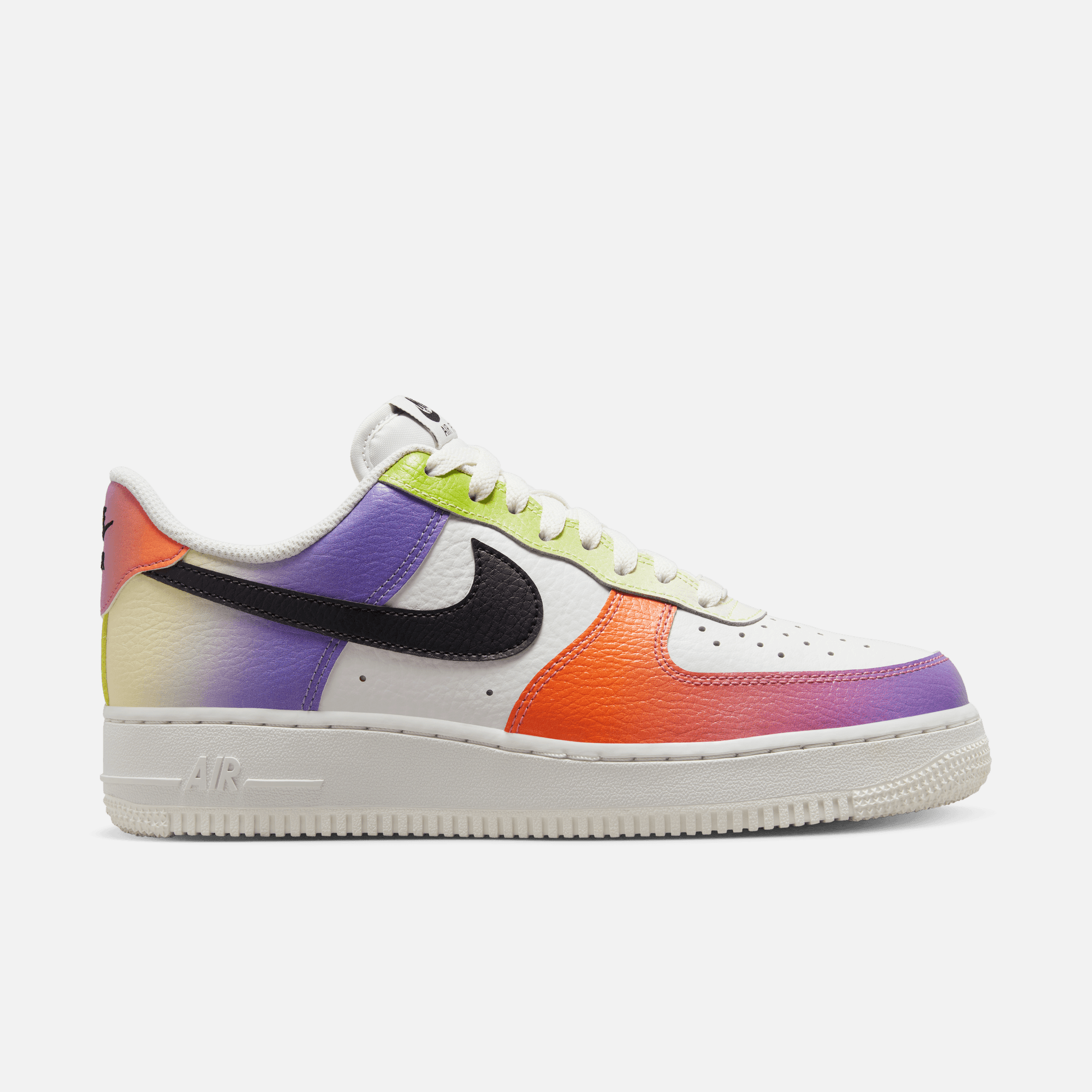 Nike Women's Air Force Low Multi-Color Gradient – Puffer Reds
