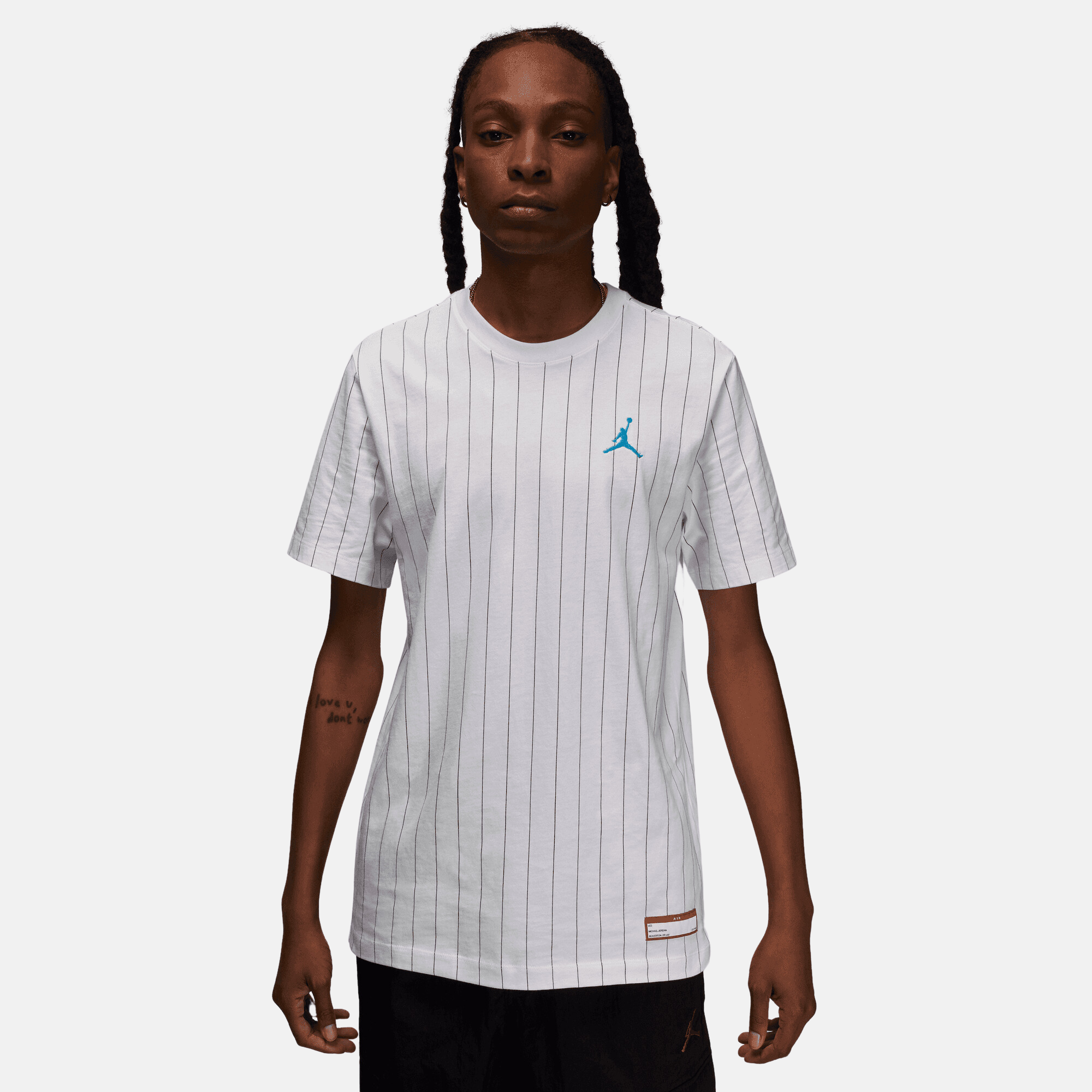 Air jordan t shirt white sales