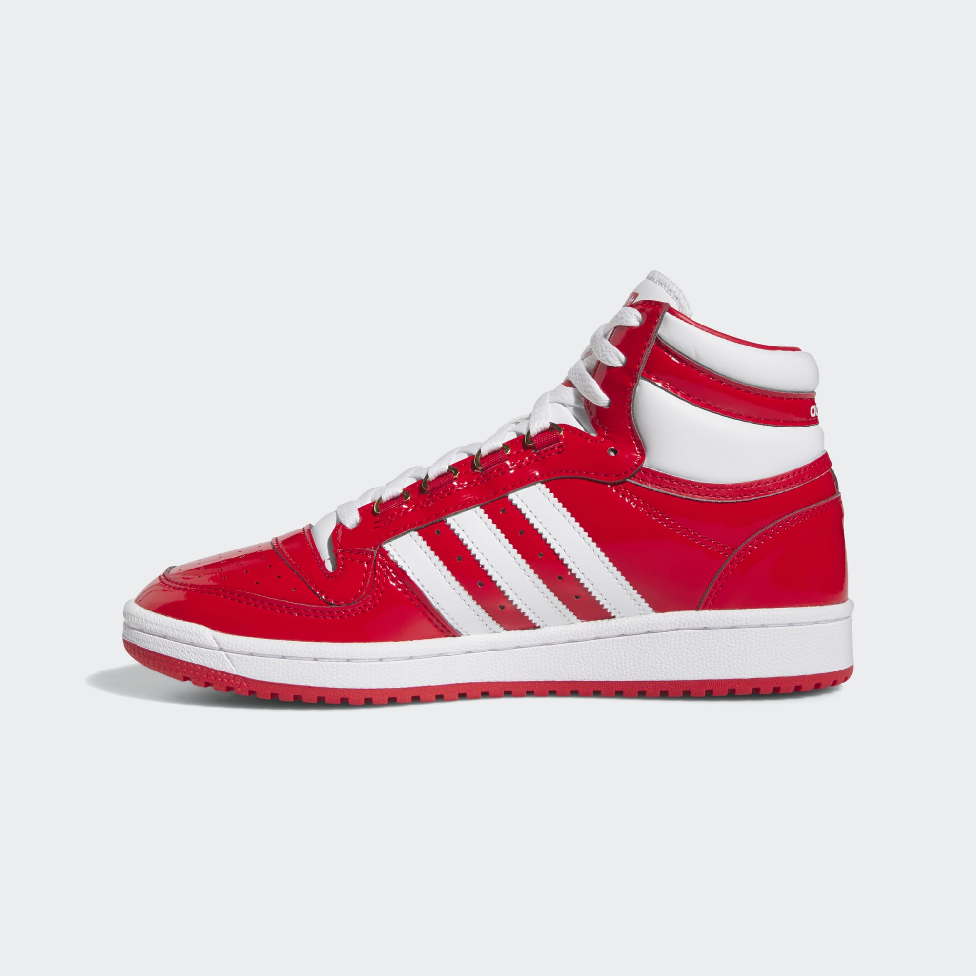 Adidas Top Ten Patent Leather Red White