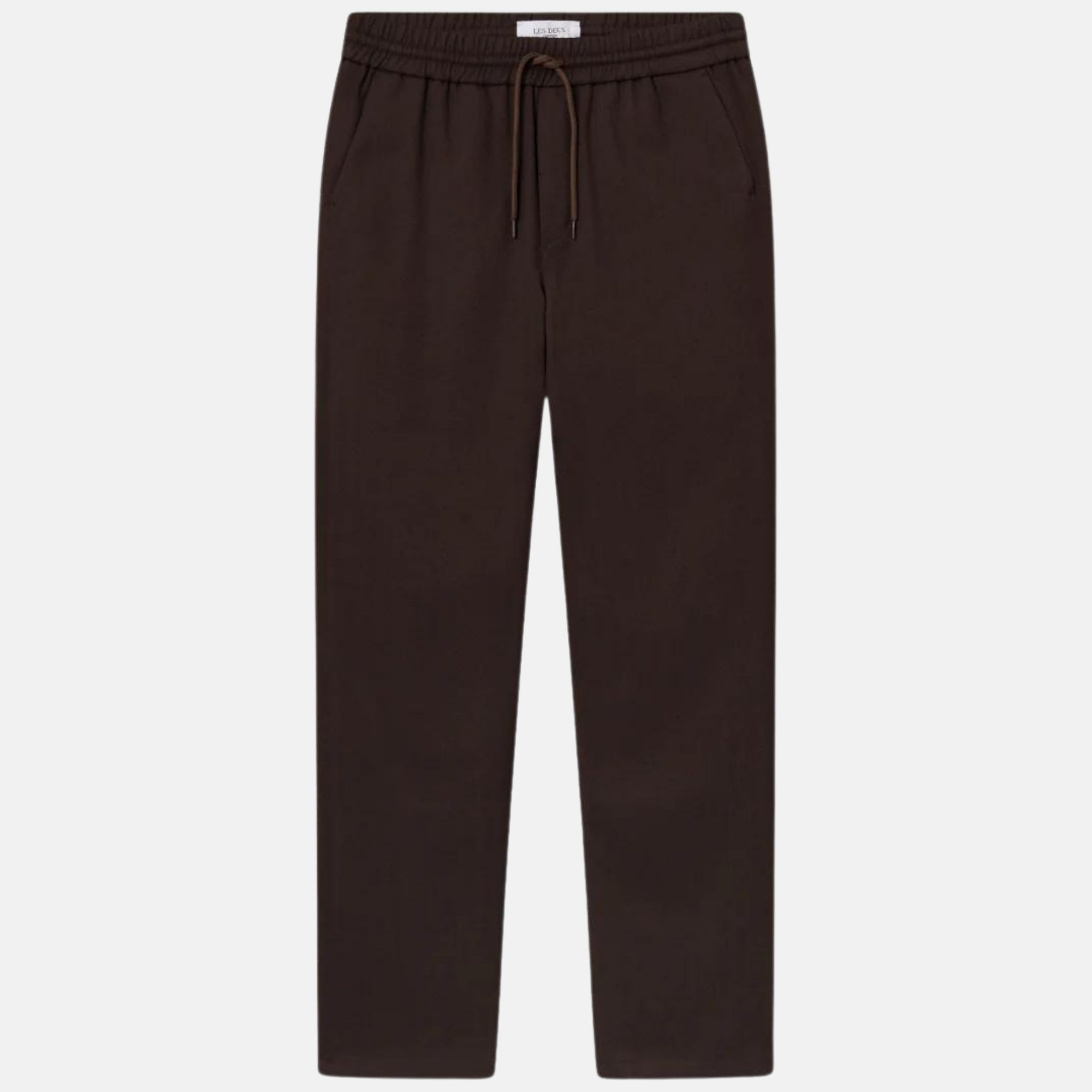 Les Deux Ebony Brown Patrick Herringbone Pants