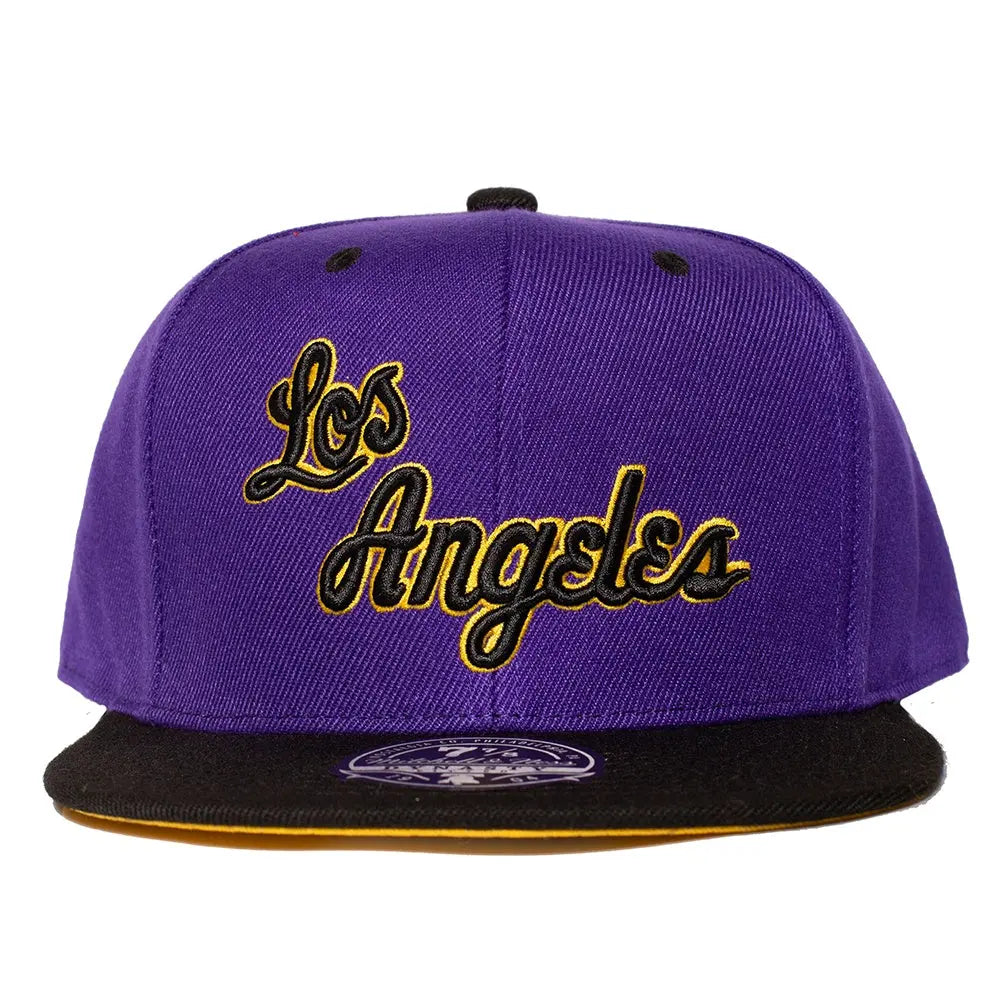 mitchell and ness caps lakers