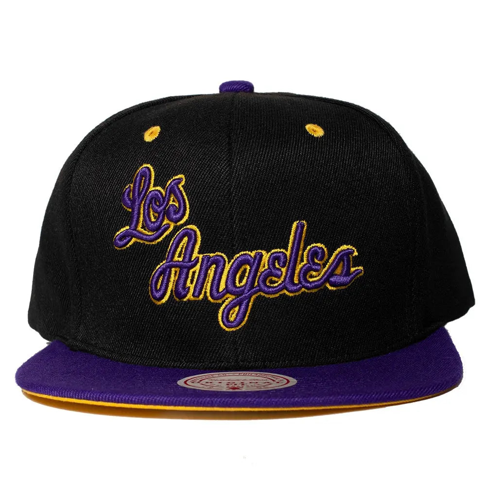 Mitchell & Ness NBA Reload Snapback Lakers Black Mitchell & Ness