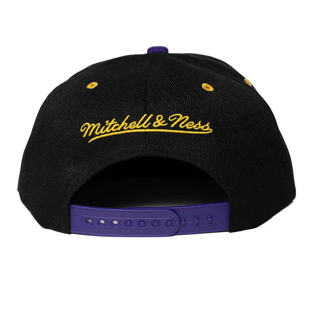 Mitchell & Ness NBA Reload Snapback Lakers Black Mitchell & Ness