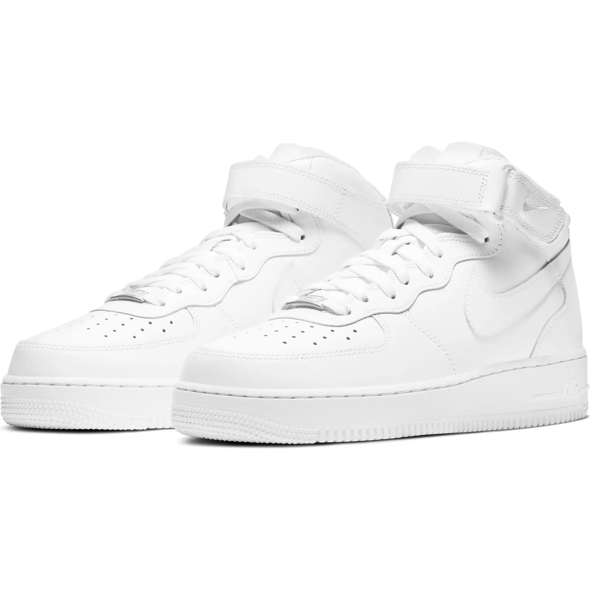 Nike Air Force 1 Mid '07 'Triple White' - Puffer Reds