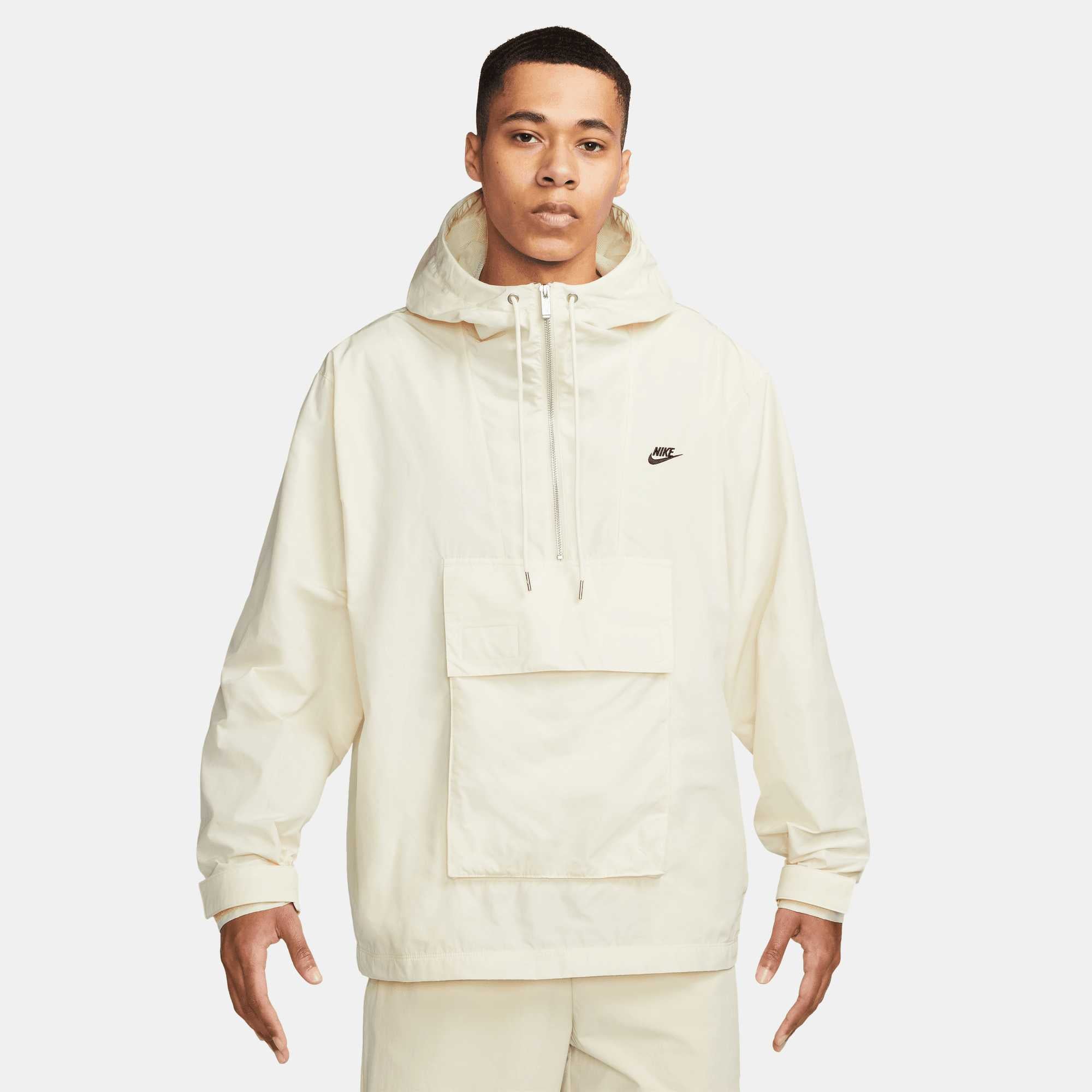 Nike Circa Lined Anorak Cream Jacket Nike