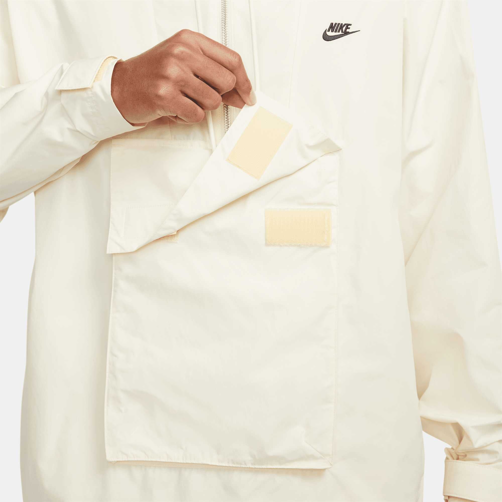 Nike Circa Lined Anorak Cream Jacket Nike
