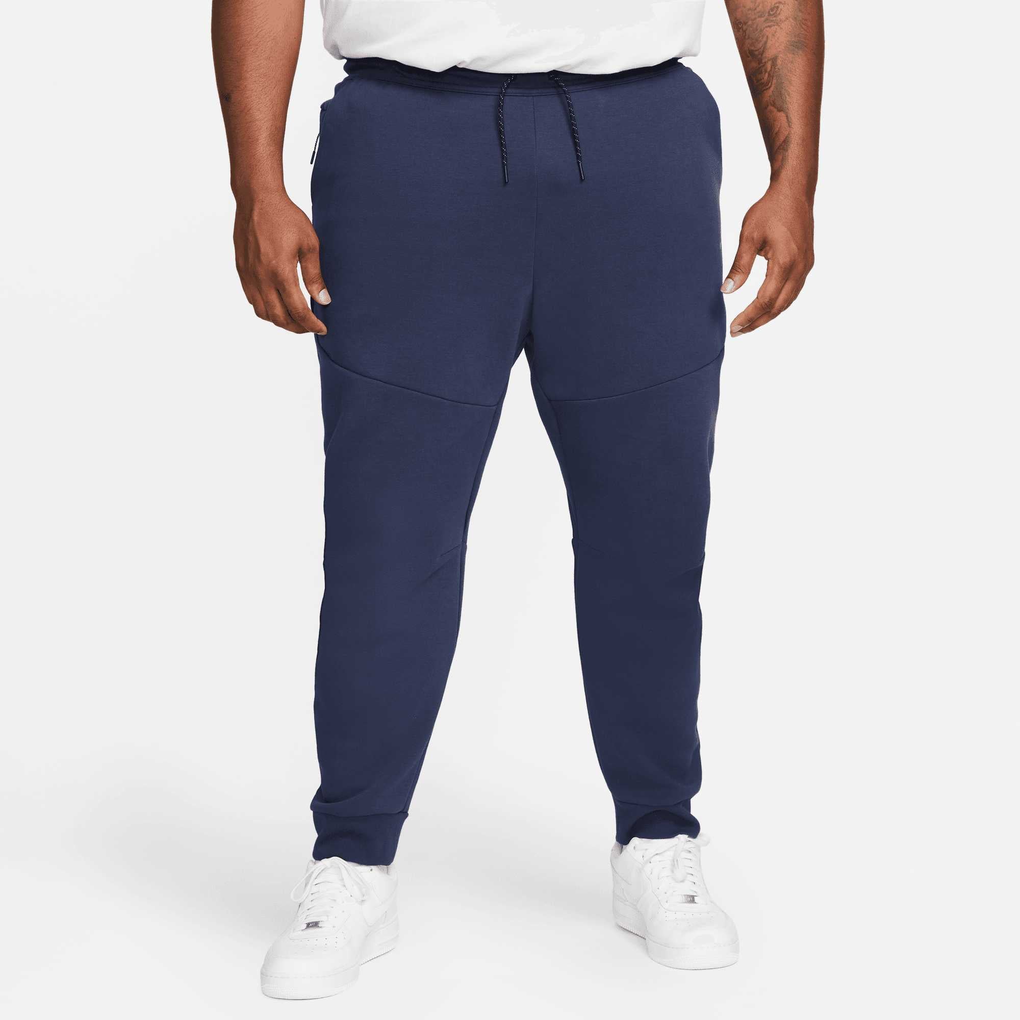 Nike Mens Nike Navy Tech Fleece Joggers Nike Tech Fleece Blue