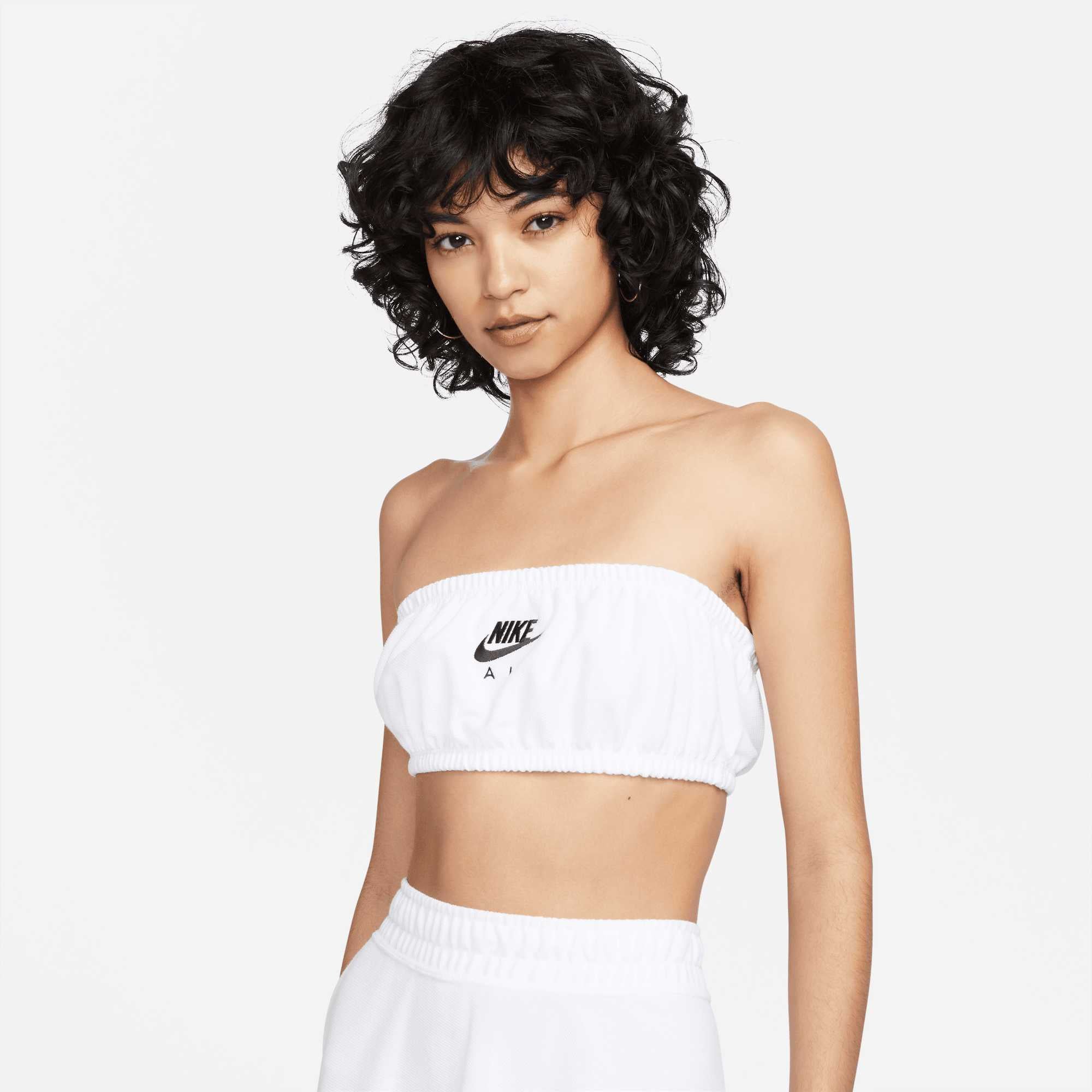 Nike Womens Air Bandeau Top White Nike