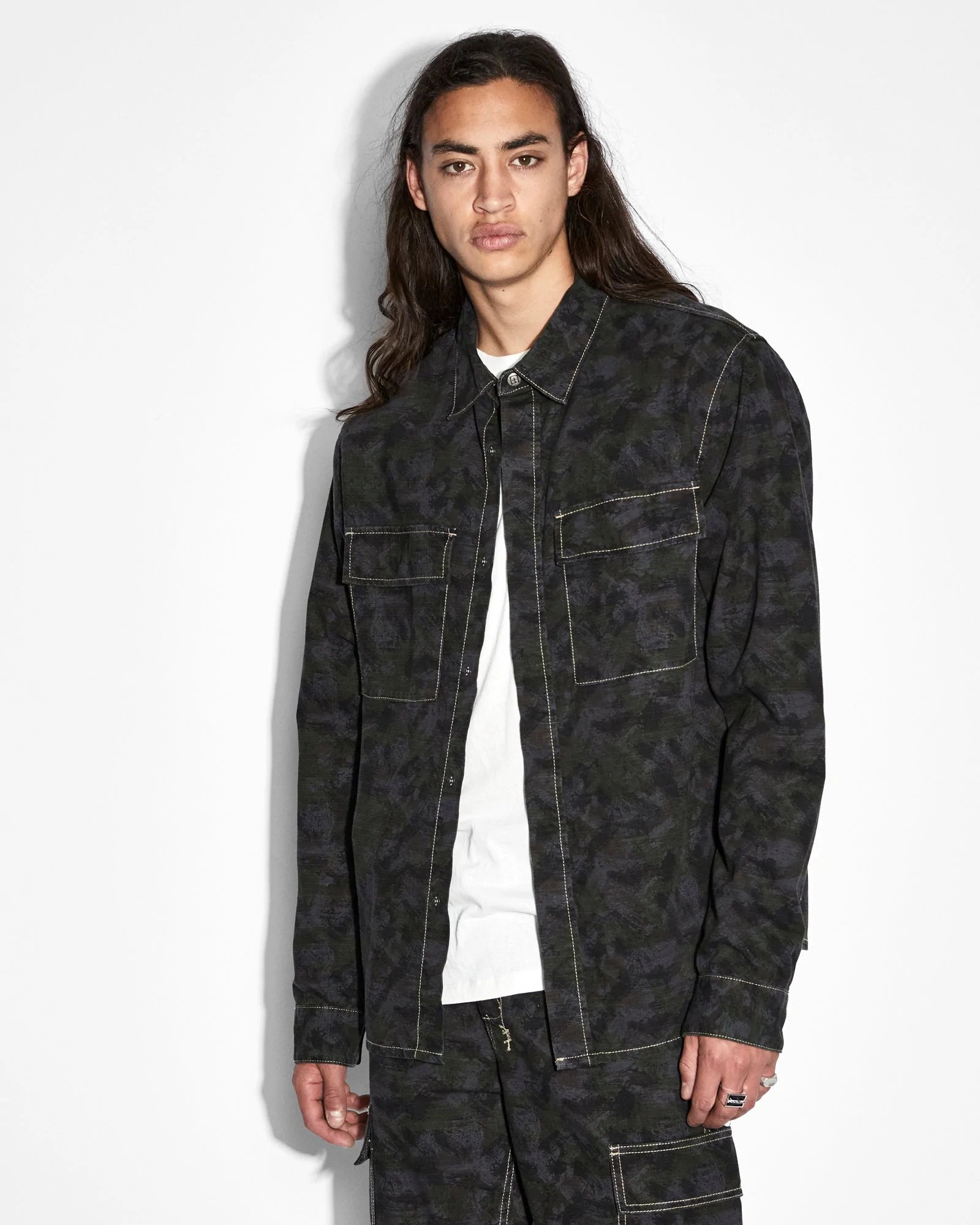 Ksubi Snakebite LS Shirt Camo