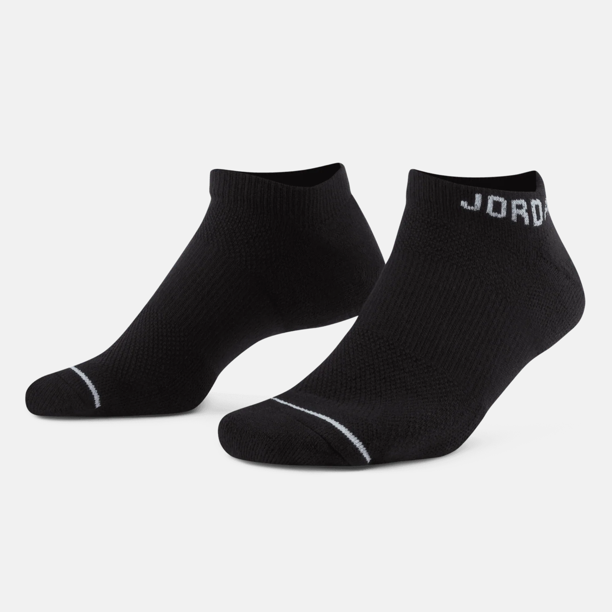 Jordan Jumpman No Show 3 Pack Socks Black Black