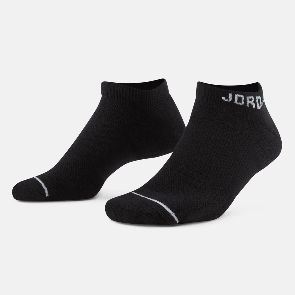 Air Jordan Everyday Max No Show Socks (3 Pair) Black