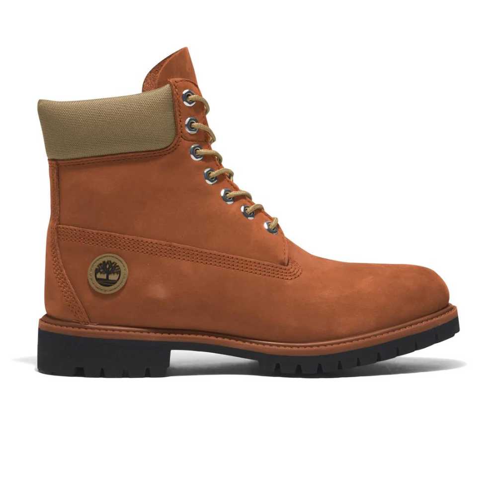 Timberland Premium 6-Inch Brown Nubuck Waterproof Boots