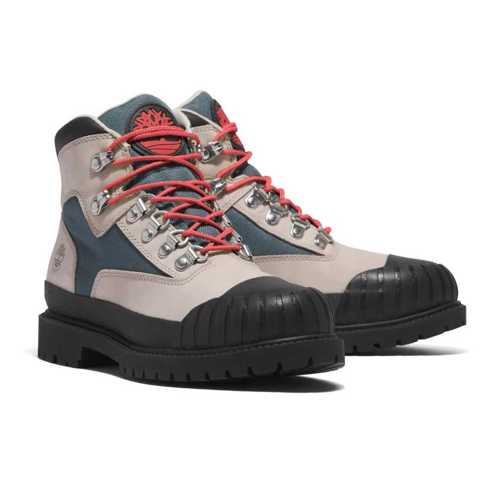 Timberland Women's Heritage Waterproof Rubber-Toe Hiking Taupe Boots Timberland