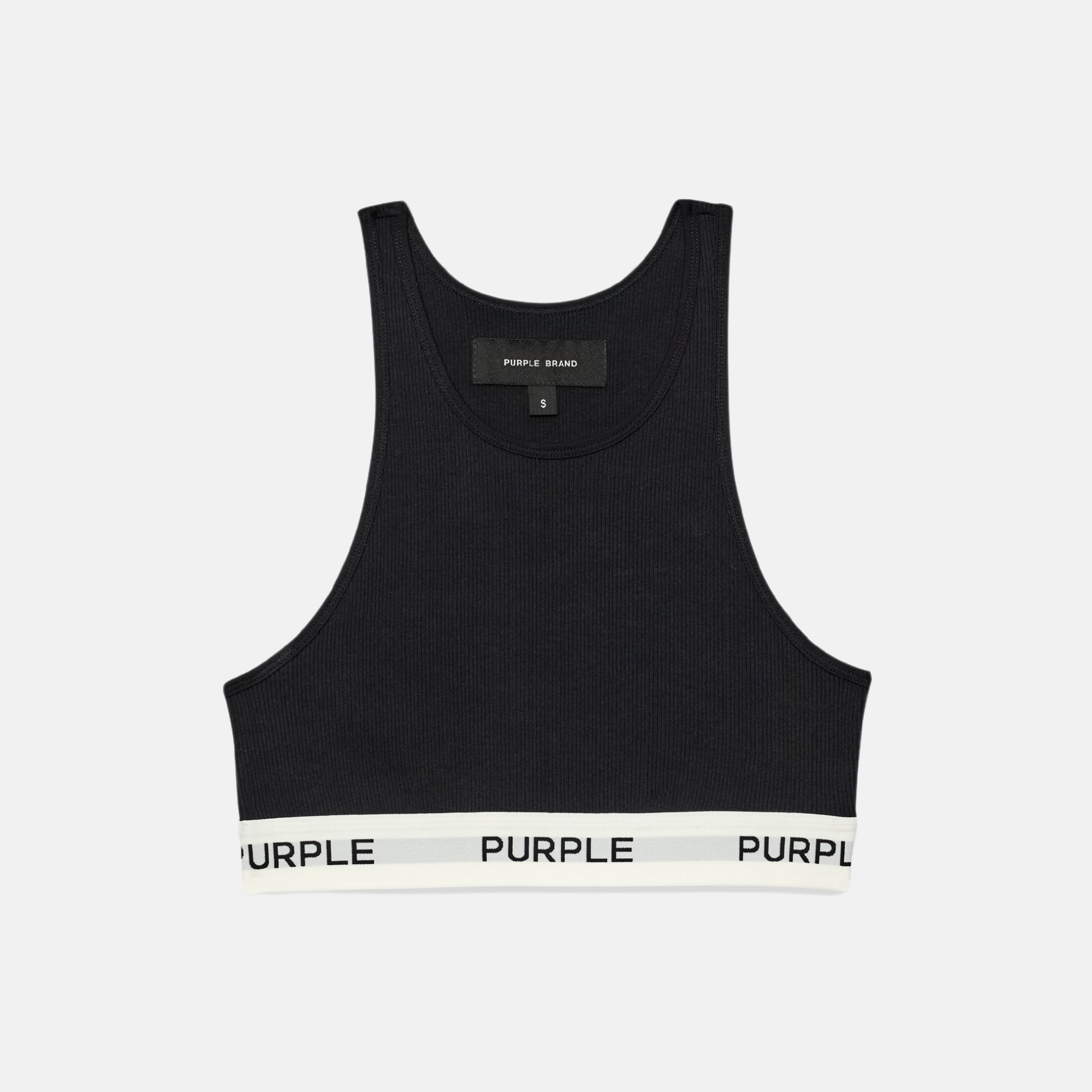 Purple Brand Women's Black Rib Bralette