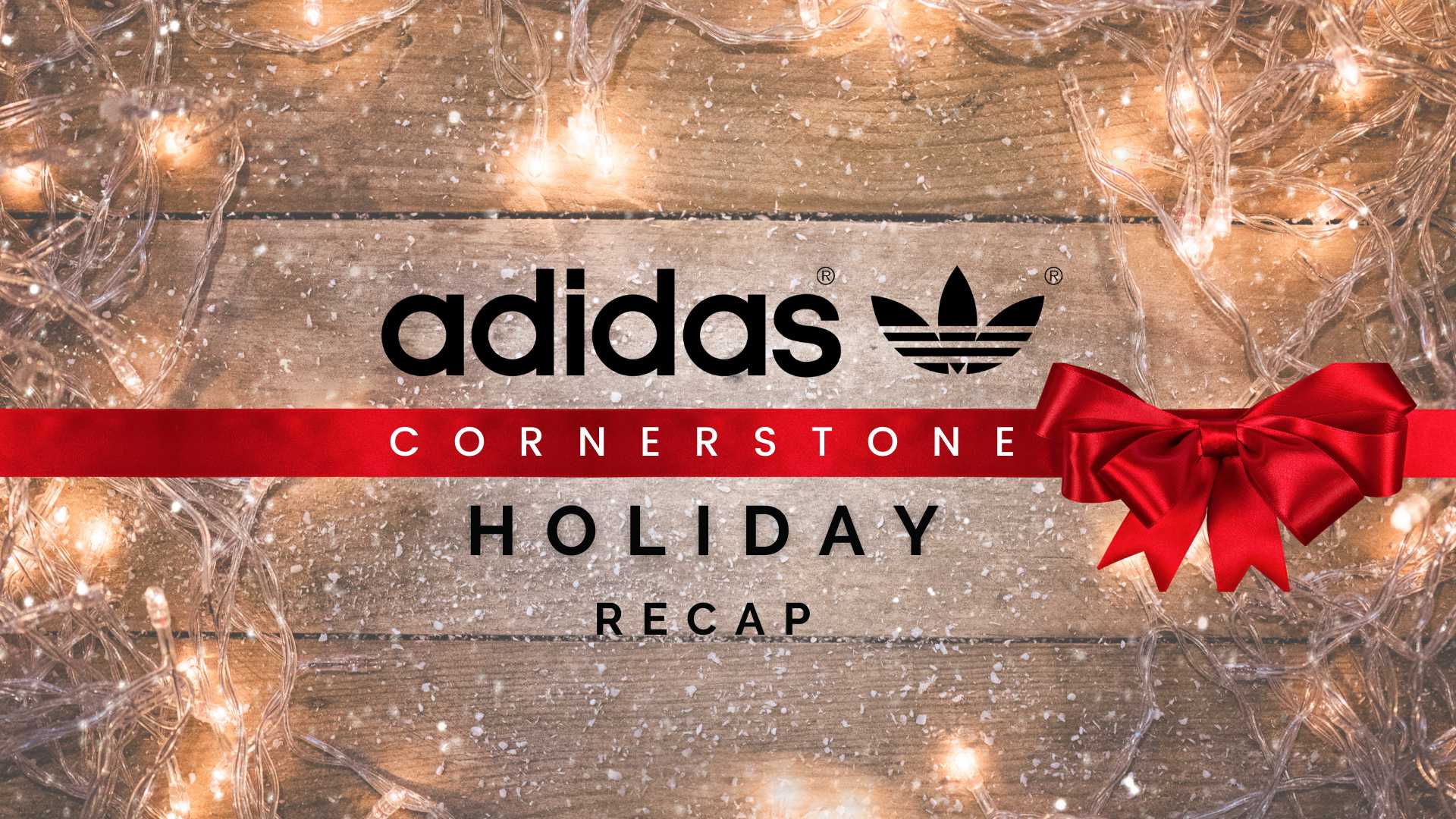 adidas Cornerstone Holiday 2020 Recap Puffer Reds