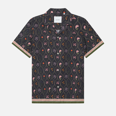 Les Deux Lukas AOP Wild Flowers SS Button-Down Shirt