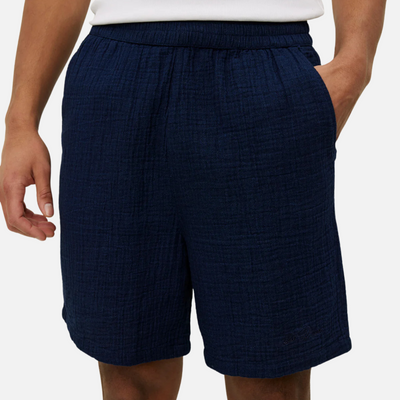 Les Deux Dark Navy Houston Indigo Shorts