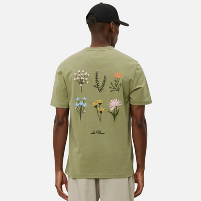 Les Deux Green Wild Flower T-Shirt