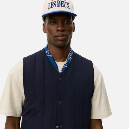 Les Deux Dark Navy Sebastian Tech Vest