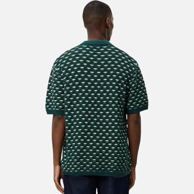 Les Deux Sea Moss Green Esmay Shell Knitted Polo