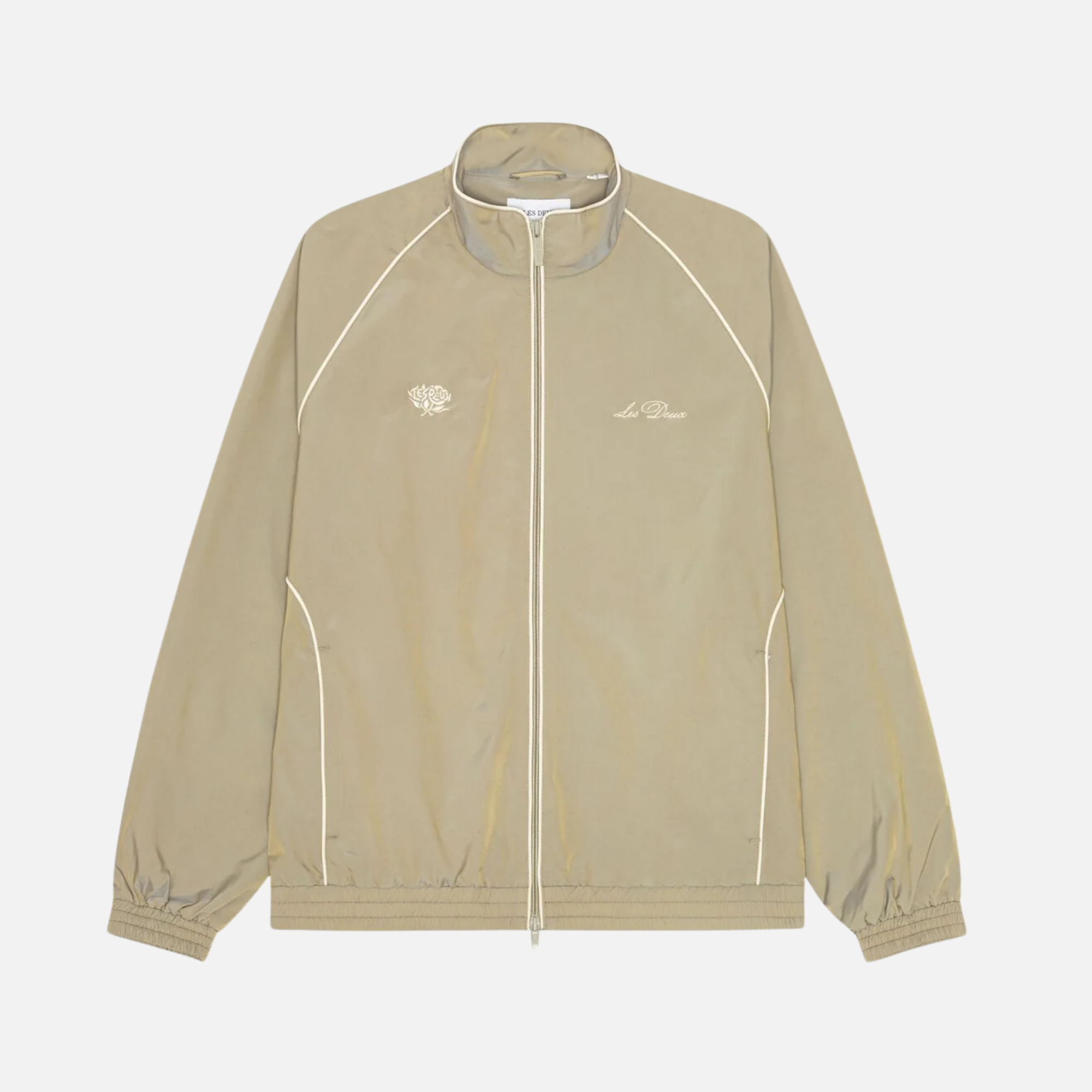 Les Deux Jack Oak Sand Shiny Track Jacket