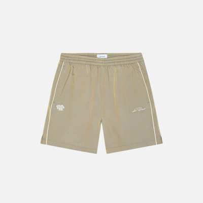 Les Deux Oak Sand Smith Shiny Track Shorts