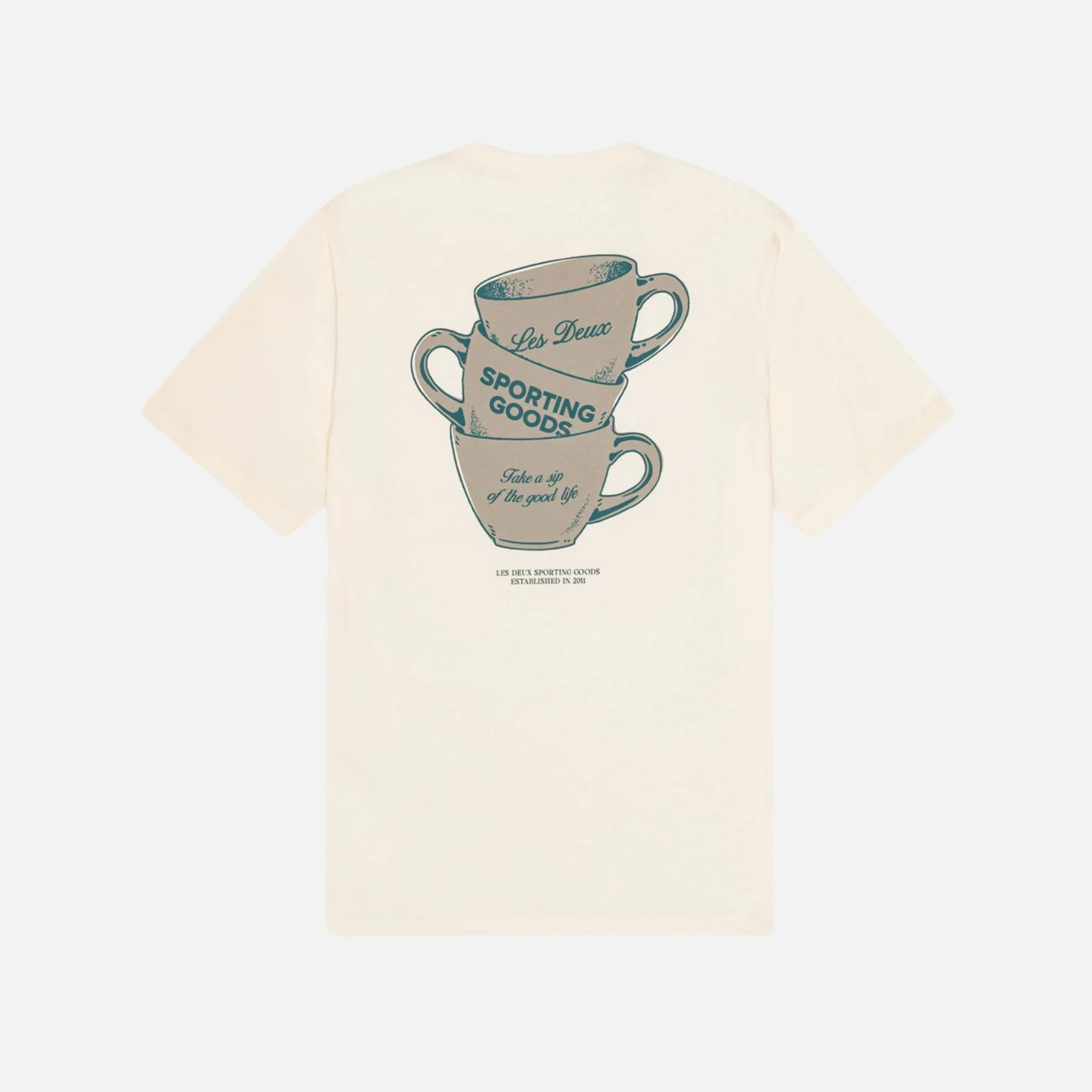 Les Deux Eggnog White Ben Artist T-Shirt