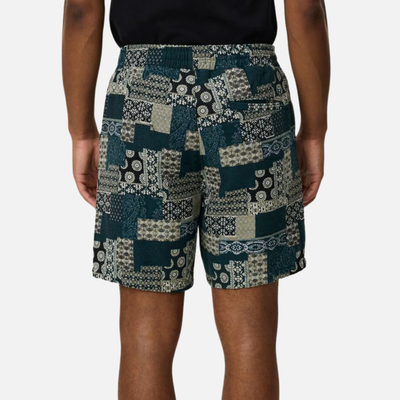 Les Deux Sea Moss Green Otto Jacquard Shorts