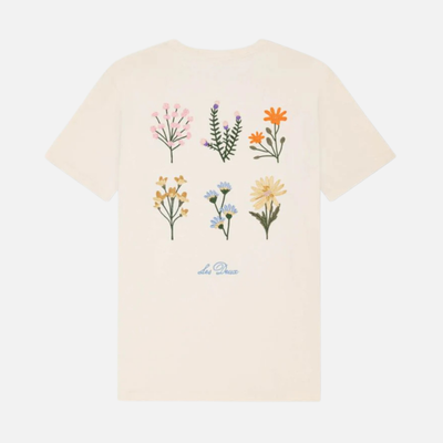 Les Deux Eggnog White Wild Flower T-Shirt