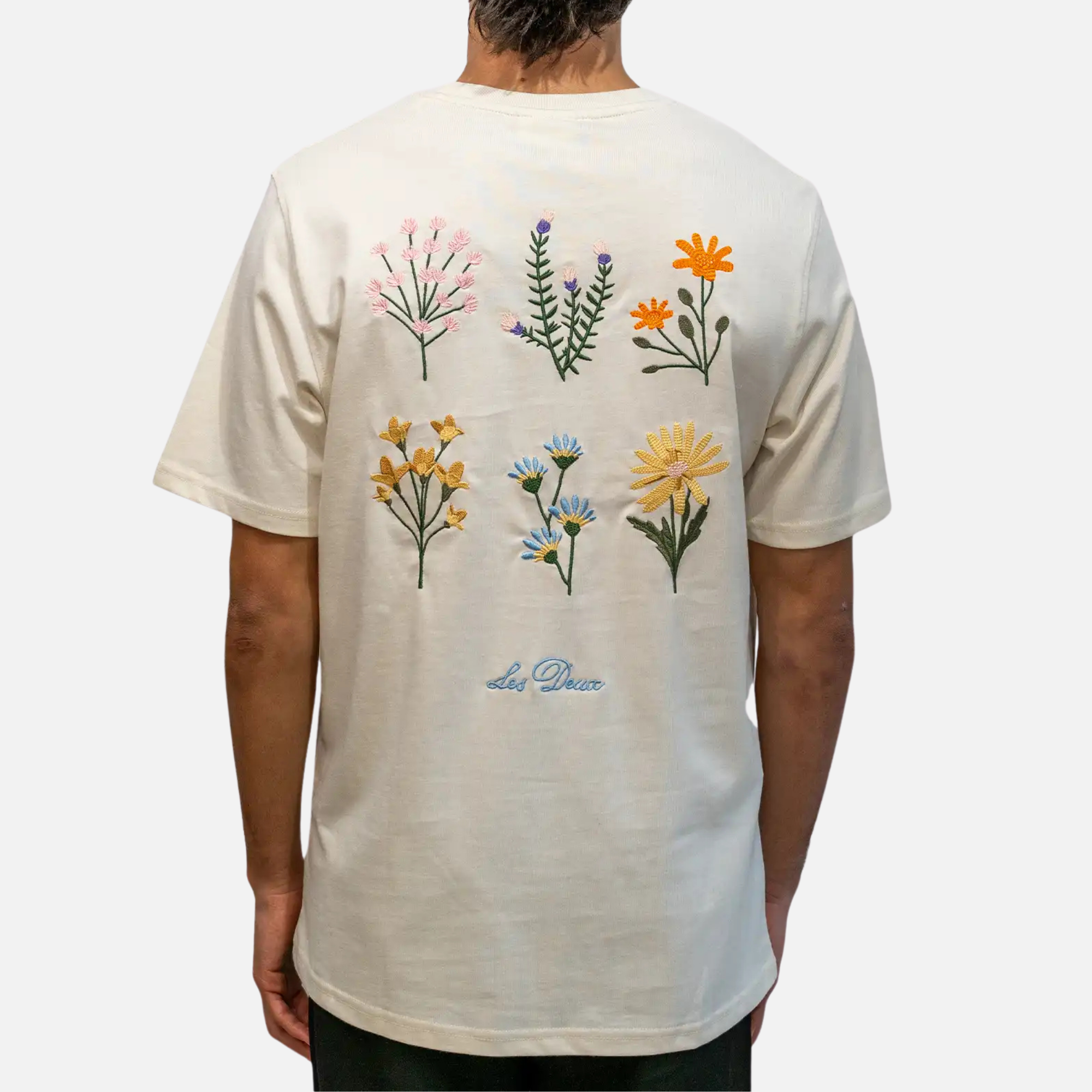 Les Deux Eggnog White Wild Flower T-Shirt