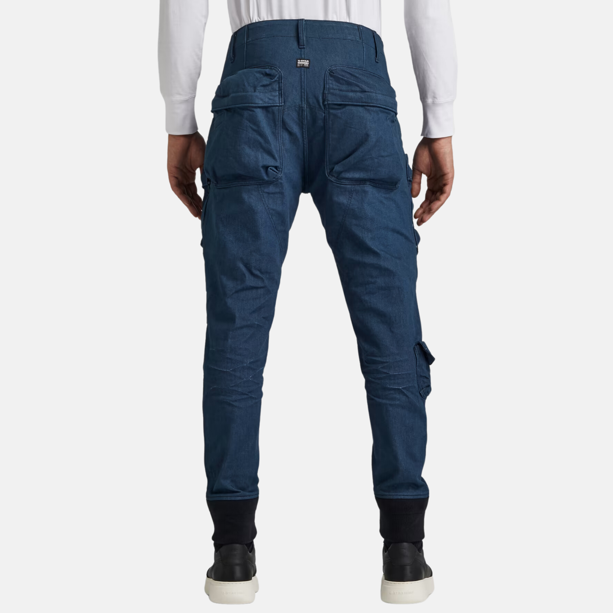 G-Star Raw Men's Zip Pocket 3D Skinny Fit Cargo Pants, Dark Black, 28W x  30L at Amazon Men's Clothing store