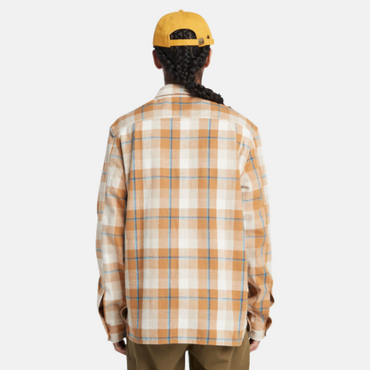 Timberland Work Heavy Wheat Flannel Shirt