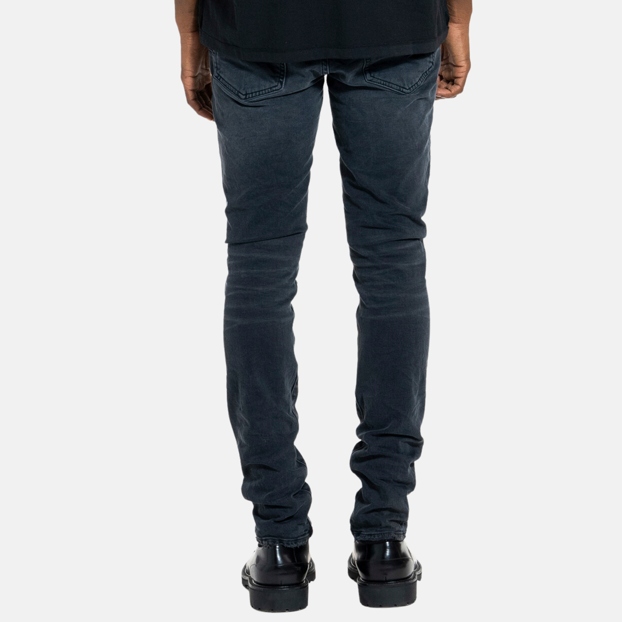 Purple Brand mid-rise skinny-cut jeans, Black
