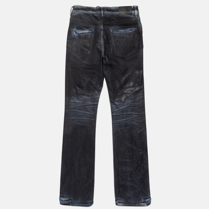 Purple Brand Dirty Coated Flare Jeans