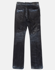 Purple Brand Dirty Coated Flare Jeans