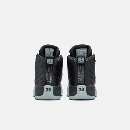 Air Jordan Kids' 12 Retro Black and Wolf Grey (PS)