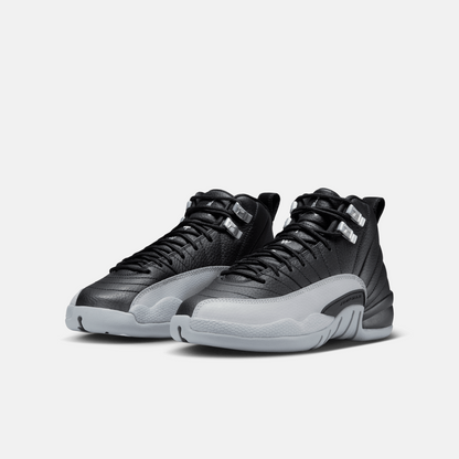 Air Jordan Big Kids' 12 Retro Black and Wolf Grey (GS)