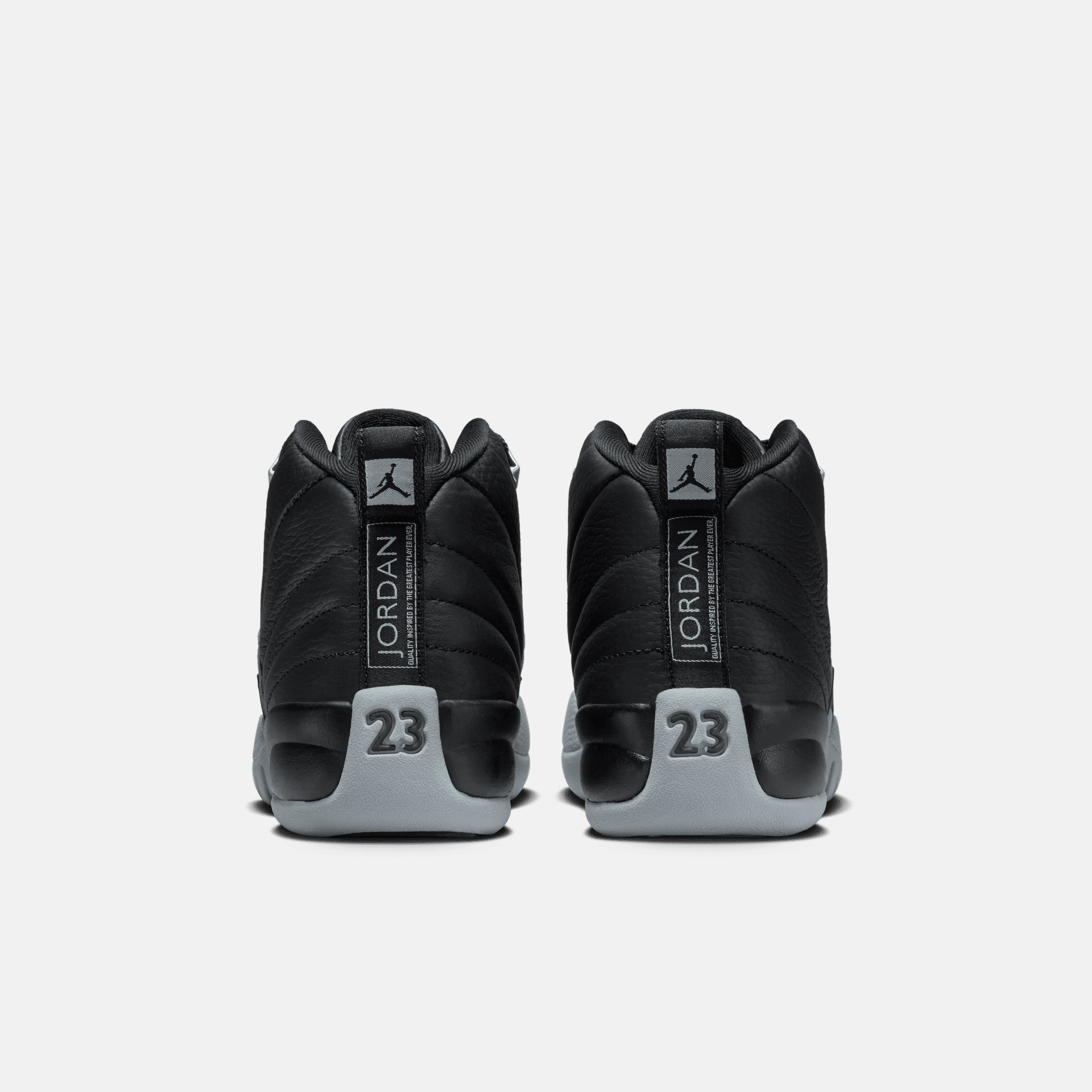 Jordan 12 black big kids on sale