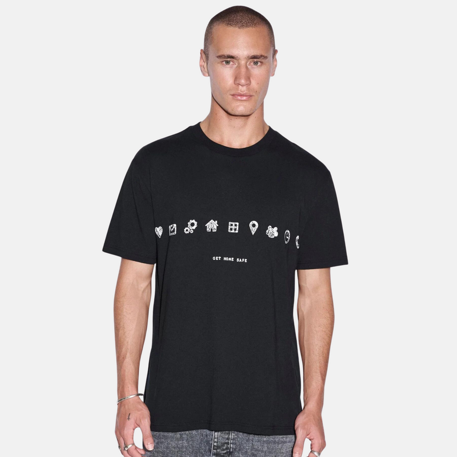 Ksubi Ikonik Kash T-Shirt Jet Black
