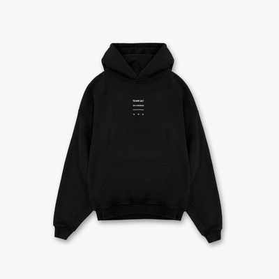 Represent Black 24/7 Uprising Oversized Hoodie